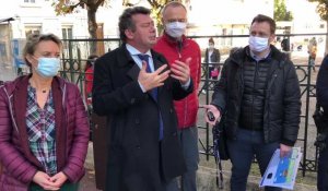 Renaud Beretti annonce le déploiement de 60 boîtiers d'alarme dans les établissements scolaires d'Aix-les-Bains