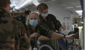 Transfert de patients Covid: l'armée française toujours mobilisée