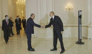 Nagorny Karabakh : le président de l'Azerbaïdjan rencontre le ministre turc des Affaires étrangères