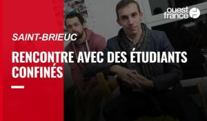 Rencontre avec les étudiants confinés de Saint-Brieuc 
