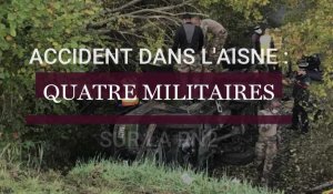 Quatre militaires blessés dans un accident sur la RN2 dans l'Aisne