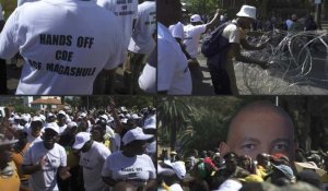Afsud: tensions dans les rues avant l'audience du secrétaire général de l'ANC