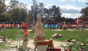 Reims accueille le championnat de France de sculpture à la tronçonneuse