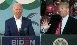 Election aux Etats-Unis: Biden et Trump courtisent les "seniors"