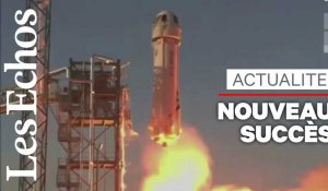 Nouveau vol d'essai réussi pour la fusée de tourisme spatial de Jeff Bezos