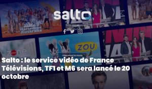 Salto : le service vidéo de France Télévisions, TF1 et M6 sera lancé le 20 octobre