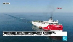 Tensions en Méditerranée orientale : la Turquie redéploie son navire au large de la Grèce