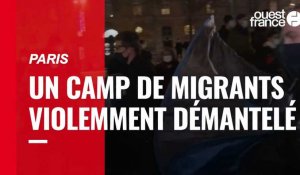 Paris. Un camp de migrants violemment démantelé