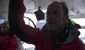 Trophée Jules-Verne : Sodebo et Gitana naviguent à vue dans le Golfe de Gascogne