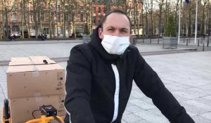 Roubaix : il veut développer la livraison à vélo en ville pour concurrencer les camionnettes