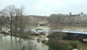Inondation: la Seine à 4,50m à Paris à cause des fortes pluies