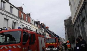 Calais: incendie dans des immeubles rue Denis Papin