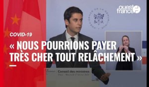 VIDÉO. Covid-19 : Gabriel Attal avertit que « nous pourrions payer très cher tout relâchement »