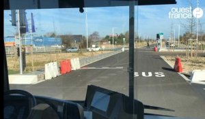 VIDÉO. Une nouvelle voie de bus entre Saint-Nazaire et Trignac