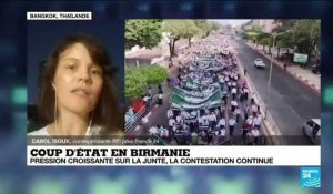 Coup d'État en Birmanie : pression croissante sur la junte, la contestation continue