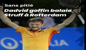 David Goffin : entrée en lice réussie à Rotterdam