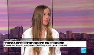 Précarité des jeunes en France : l'UNEF réclame 1,5 milliard d'aides pour les étudiants