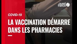 VIDÉO. Covid-19: la vaccination démarre dans les pharmacies à Paris