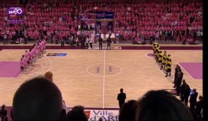 Basket-ball: il y a dix ans à Arras, la Marseillaise reprise a cappella par la salle Tételin