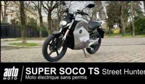 Essai Super Soco TS Street HUNTER Moto électrique sans permis