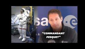 Thomas Pesquet explique en quoi consiste son rôle de commandant de l'ISS