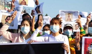 Cinquième jour consécutif de manifestations en Birmanie