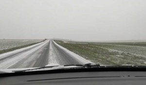 La neige est tombée à Vitry-le-François et alentour