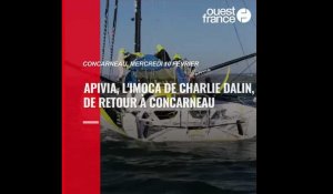 Retour d'Apivia à Concarneau