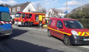 Arras : les pompiers mobilisés pour un violent feu de maison