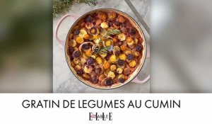 Gratin de légumes au cumin