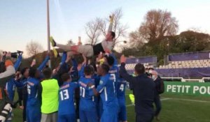 VIDEO. Coupe de France. La joie des joueurs de Saumur après la qualification en 8es de finale