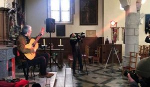 Concert de Quentin Dujardin à l'Église de Crupet le 14 février 2021