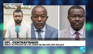 Cour pénale internationale : début du procès de 2 ex-chefs de milices centrafricains