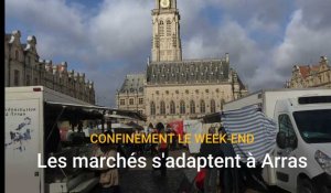 Pas-de-Calais: les marchés d'Arras s'adaptent avec le confinement du week-end