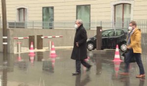 Platini arrive au Ministère public de la Confédération (MPC) suisse