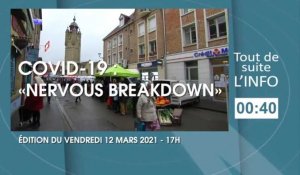 Le JT des Hauts-de-France du vendredi 12 mars 2021