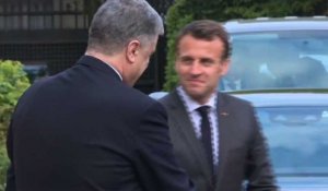 Macron reçoit le président ukrainien Petro Porochenko (2)