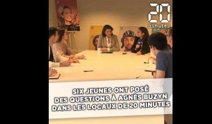 Six jeunes ont posé des questions à Agnès Buzyn dans les locaux de 20 Minutes