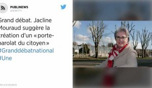 Grand débat. Jacline Mouraud suggère la création d'un « porte-parolat du citoyen »