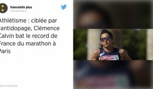Marathon de Paris. Ciblée par l'antidopage, Clémence Calvin bat le record de France