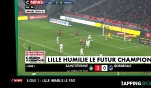 Zap sport du 15 avril : Lille humilie le PSG (vidéo) 