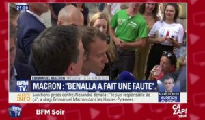 "Beaucoup de gens qui ont perdu la raison" : Emmanuel Macron s'exprime sur l'affaire Benalla