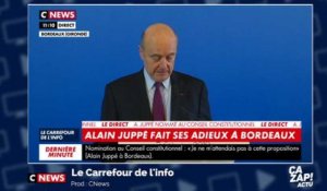 Emu aux larmes, Alain Juppé quitte la mairie de Bordeaux