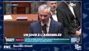 La blague de Bruno Le Maire à l'Assemblée nationale