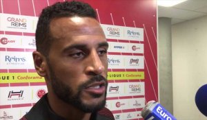 Football. Réaction d'Alaixys Romao après Reims - Saint-Etienne (0-2)