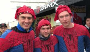 L'équipe des Spiderman va défendre son titre dans la course de voitures à pédale