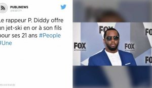 Le rappeur P. Diddy offre un jet-ski en or à son fils pour ses 21 ans.