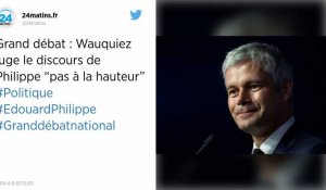 Grand débat national. Laurent Wauquiez juge le discours d'Édouard Philippe « pas à la hauteur »