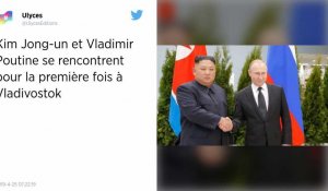 Vladimir Poutine et Kim Jong-un affichent leur bonne volonté au début d'un sommet inédit