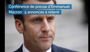 Conférence de presse d'Emmanuel Macron : Impôts, retraites, décentralisation... 5 annonces à retenir